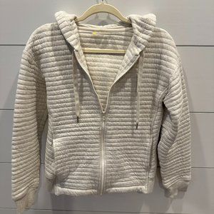 Zella - XS oatmeal zip up hoodie